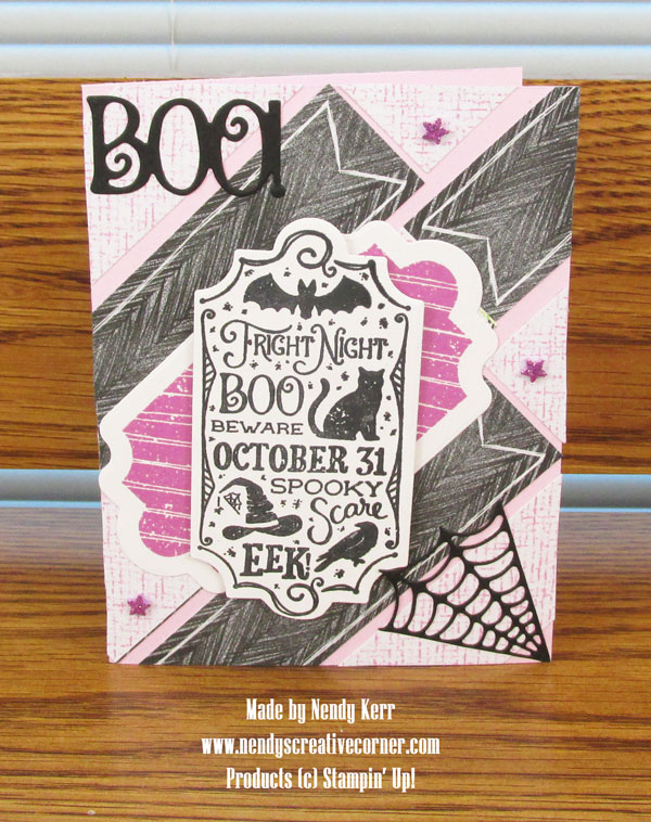 Boo Fright Night Halloween Card - Nendy's Creative Corner